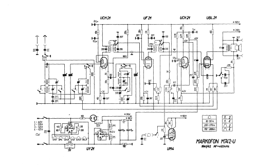 Markofon M742-U; Markofon-Radio, Ing. (ID = 44021) Radio