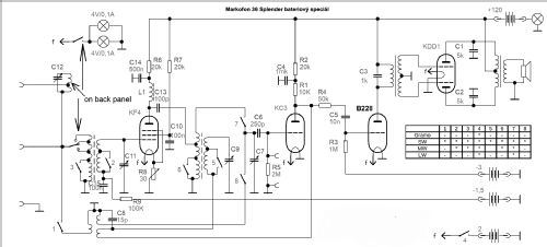 Splender bateriový speciál M36; Markofon-Radio, Ing. (ID = 2852191) Radio