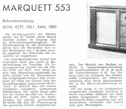 553; Marquett-Radio (ID = 1215676) Radio