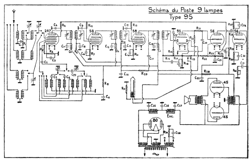 Meuble Radio-phono 95; Martin, V.; Paris, (ID = 2066280) Radio