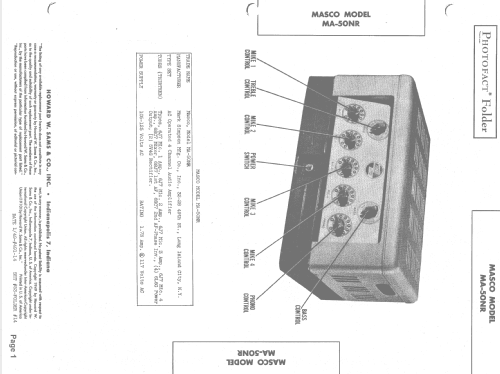 MA-50NR ; Masco Mark Simpson (ID = 1462646) Ampl/Mixer