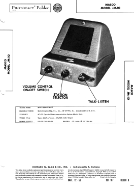 Masco JM-10; Masco Mark Simpson (ID = 3115122) Misc