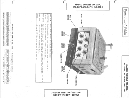 Mobile Amplifier Phono MC-25PN; Masco Mark Simpson (ID = 1509540) Reg-Riprod