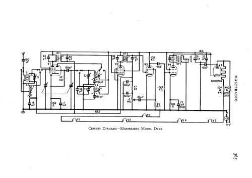 Sandown D120; Masteradio, London (ID = 545325) Radio