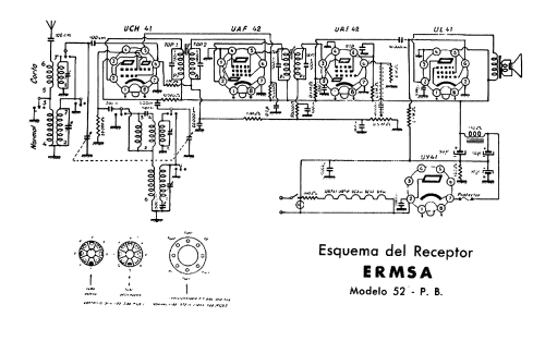 ERMSA 52-PB; Maymo, Escuela Radio (ID = 3044482) Radio