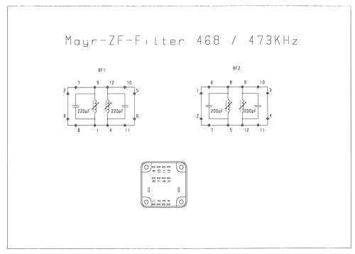 KW-Bandspreiz-Spulensatz für 6-Kreissuper 646a; Mayr, Josef; (ID = 2661766) mod-past25