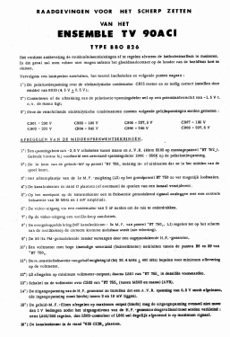 Ensemble TV 90ACI BBO 826; MBLE, Manufacture (ID = 3028602) Television