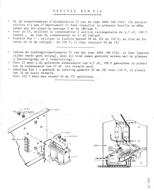 Electronic Multimeter BEM-015; MBLE, Manufacture (ID = 2776904) Equipment