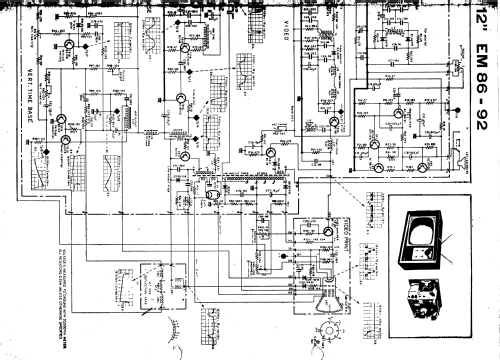 EM86-92; MBLE, Manufacture (ID = 1781859) Television