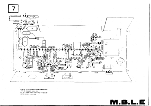 Ontvanger AM FM P.T. 725; MBLE, Manufacture (ID = 3108111) Radio