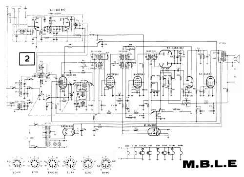 Ontvanger AM FM P.T. 725; MBLE, Manufacture (ID = 3108113) Radio