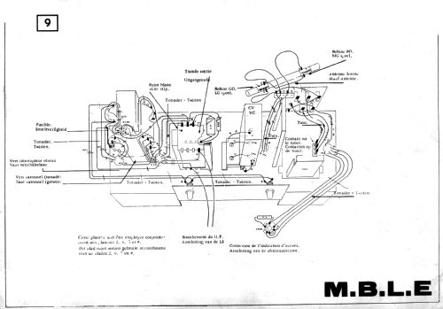 Ontvanger AM FM P.T. 725; MBLE, Manufacture (ID = 3108120) Radio