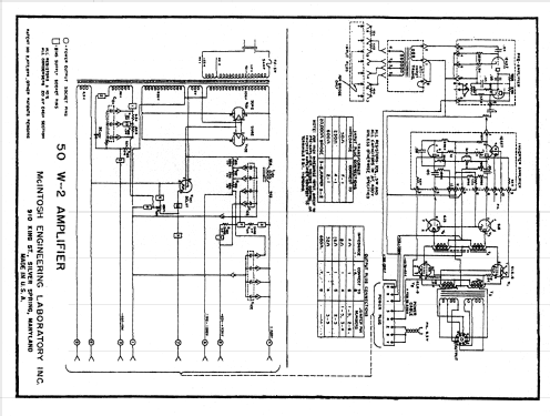 Amplifier 50W-2; McIntosh Audio (ID = 2391422) Verst/Mix