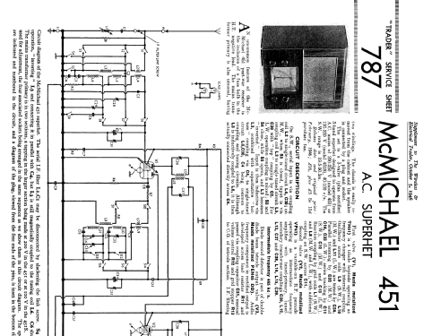 451S; McMichael Radio Ltd. (ID = 2290298) Radio