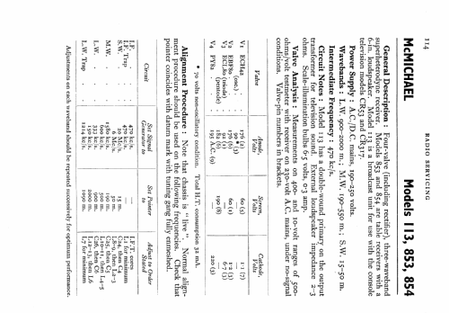 853; McMichael Radio Ltd. (ID = 549970) Radio