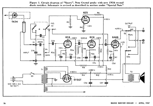 Signal Tracer 'SPARX' 905; McMurdo Silver Co., (ID = 3071025) Equipment