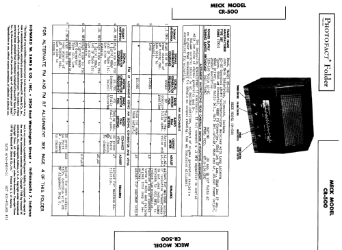 CR-500 ; Meck, John, (ID = 968200) Radio