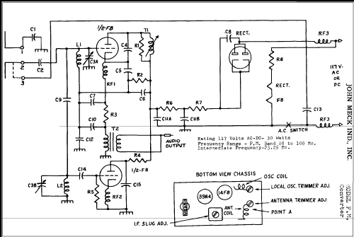 F.M. Converter CX-500; Meck, John, (ID = 290277) Radio