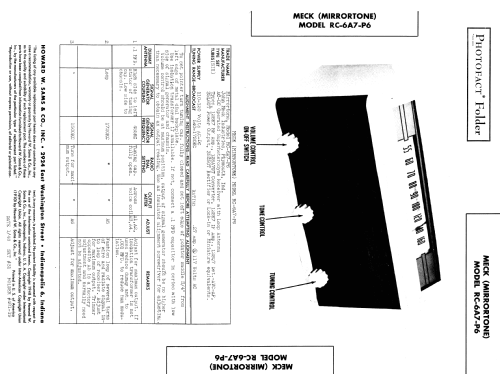 Mirror-Tone RC-6A7-P6 ; Meck, John, (ID = 935233) Radio