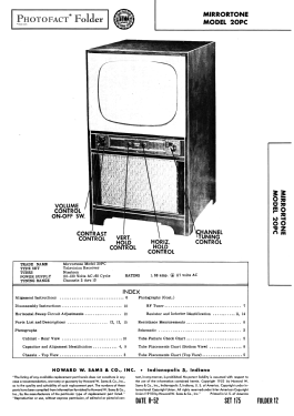 Mirrortone 20PC; Meck, John, (ID = 3079097) Television