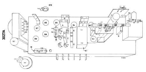 Bi-Ampli MD3527A/16; Mediator; La Chaux- (ID = 2381000) Radio