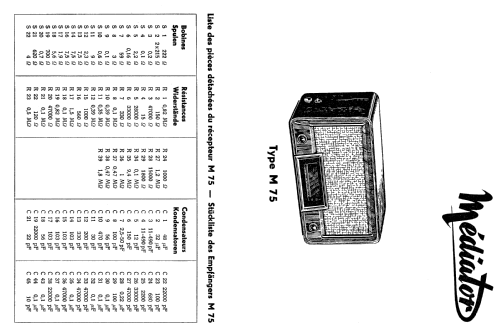 M75A ; Mediator; La Chaux- (ID = 2028976) Radio