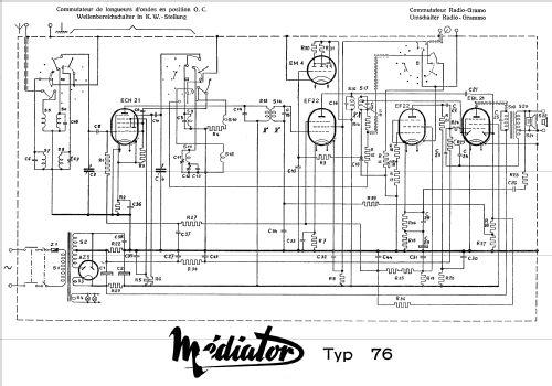 M76AG ; Mediator; La Chaux- (ID = 2028963) Radio