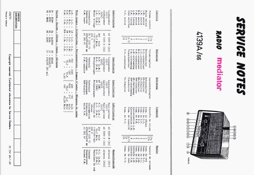 MD4139A /66; Mediator; La Chaux- (ID = 2391585) Radio