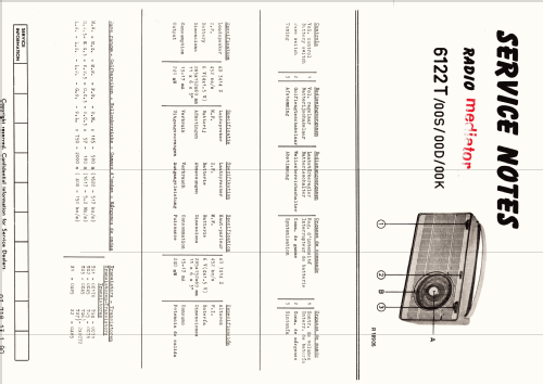 MD6122T; Mediator; La Chaux- (ID = 2405313) Radio