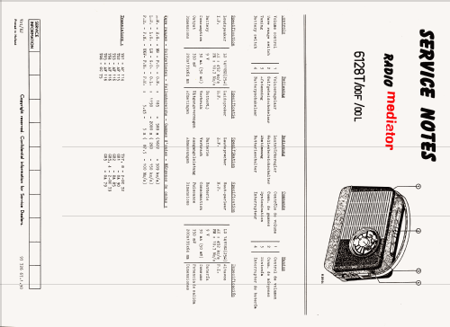 MD6128T; Mediator; La Chaux- (ID = 2405319) Radio