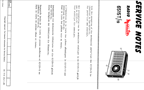 MD6515T; Mediator; La Chaux- (ID = 2378988) Radio