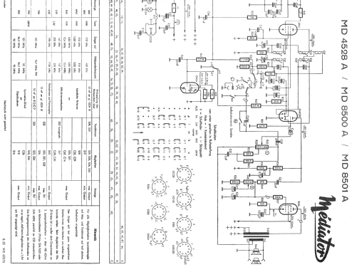 MD8501A; Mediator; La Chaux- (ID = 2225428) Radio