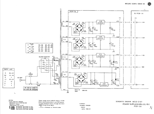 Stereo Signal Generator MSG-2101; Meguro Electronics (ID = 1492639) Equipment