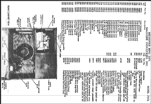 2961 ; Meissner Mfg. Div., (ID = 290763) Radio