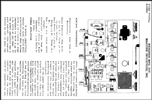 9-1091B ; Meissner Mfg. Div., (ID = 391198) Radio