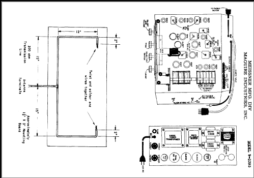 9-1093 FM-AM Tuner-Amplifier; Meissner Mfg. Div., (ID = 341990) Radio