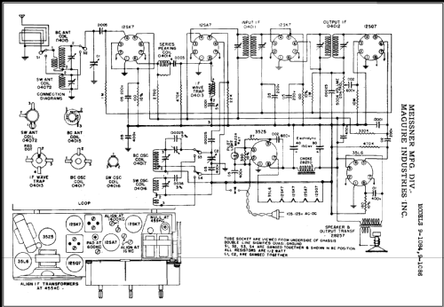 Brewster 9-1084; Meissner Mfg. Div., (ID = 469383) Radio