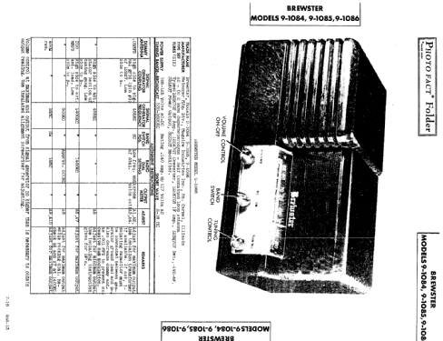 Brewster 9-1084; Meissner Mfg. Div., (ID = 469388) Radio