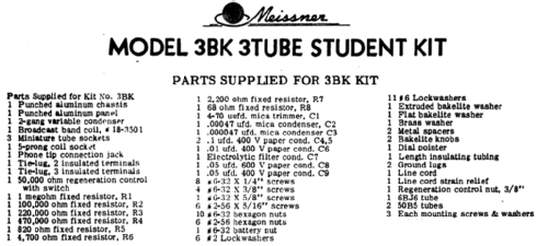 T3BK ; Meissner Mfg. Div., (ID = 720218) Radio