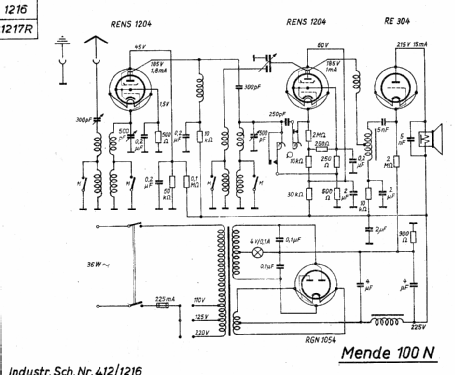 100N ; Mende - Radio H. (ID = 2107423) Radio