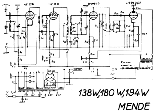 138W; Mende - Radio H. (ID = 23264) Radio