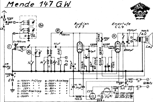 147GW; Mende - Radio H. (ID = 1116661) Radio