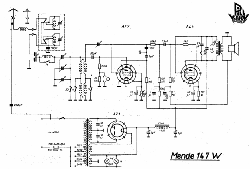 147GW; Mende - Radio H. (ID = 2165632) Radio