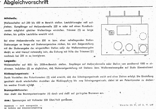 147GW; Mende - Radio H. (ID = 3120149) Radio