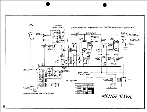 151WL; Mende - Radio H. (ID = 162379) Radio