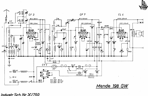 198GW; Mende - Radio H. (ID = 2264898) Radio