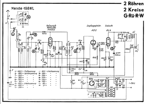 198WL; Mende - Radio H. (ID = 28069) Radio