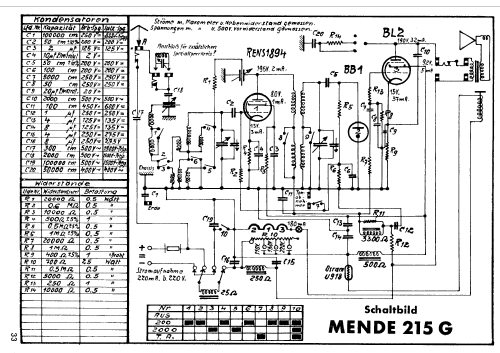 M215-G ; Mende - Radio H. (ID = 170165) Radio