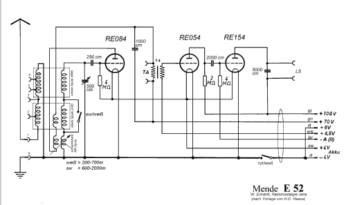 E52 ; Mende - Radio H. (ID = 187065) Radio