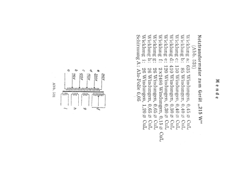 Geradeaus M215 ; Mende - Radio H. (ID = 350248) Radio